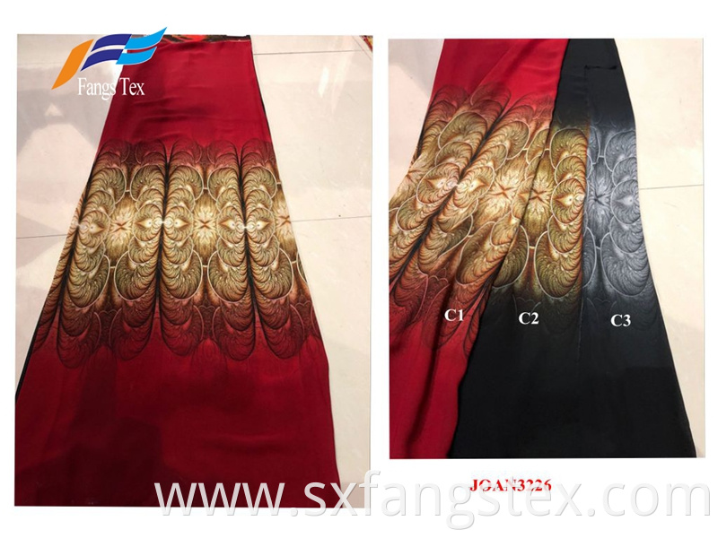 Custom Printed Abaya Fabric